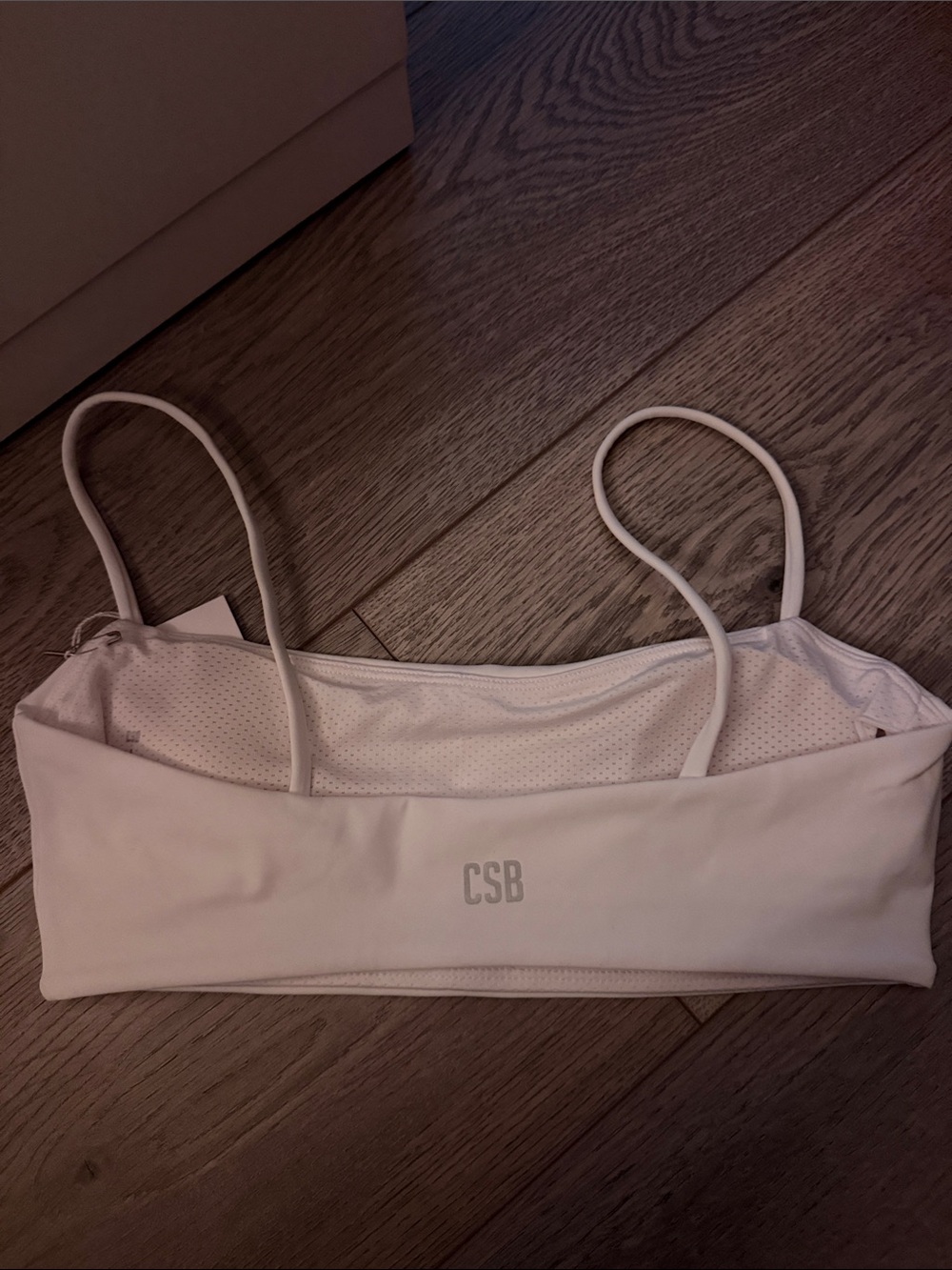 White Women's Minimalist Bralette Top - Unbranded - Picture 2 of 2